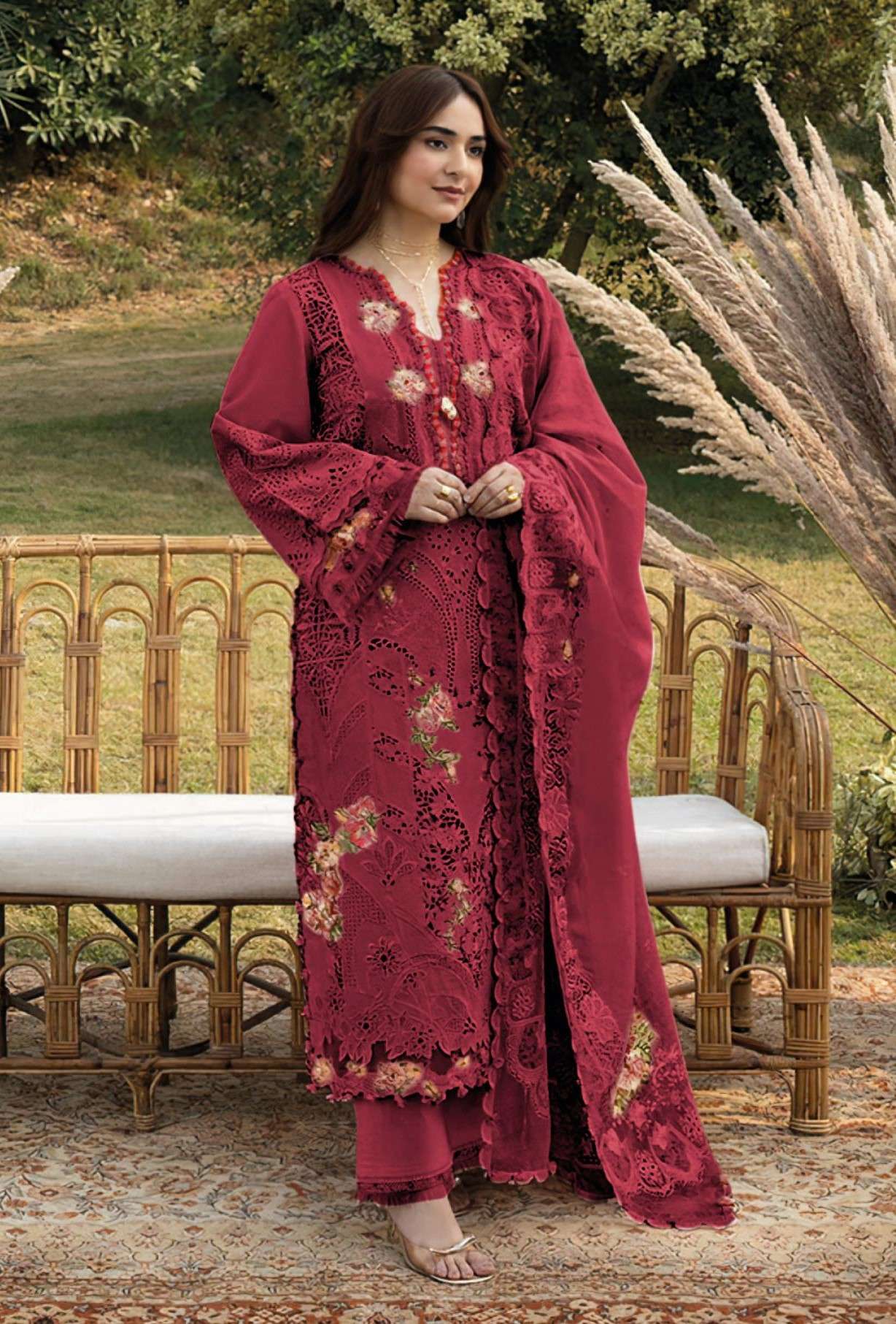 ELAF PREMIUM - 02 DESIGN NO. 1724 ABCDE  BY DEEPSY SUITS